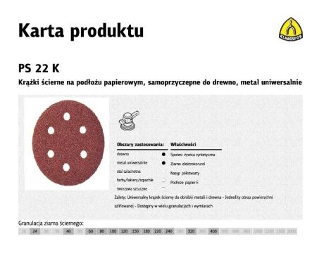 K.KRĄŻEK 150 PS22K gr. 80 OTW.GLS3/50szt