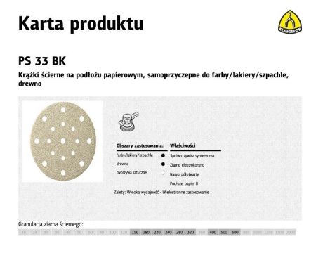 K.KRĄŻEK 150 PS33BK gr.400 OTW.GLS51/100 FESTOOL MULTI-JETSTREAM (8+8+1)