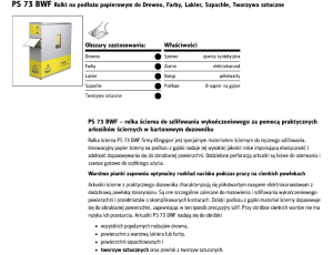 K.PAPIER ROLKA 115mm 320 PS73BWF (25mb) NA GĄBCE