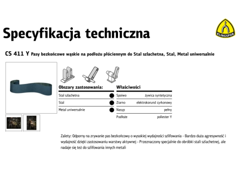 K.PASY BEZK.  40* 610 gr.  100  CS411Y /14szt.