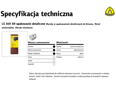 K.PASY BEZK.  75* 457 gr.  60  LS309XH ... /10szt.