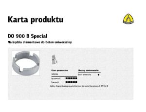 K.SEGMENT ZASTĘPCZY 900B DO DR912B fi 25mm x 2.5mm