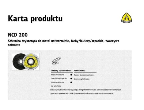 K.ŚCIERNICA CZYSZCZĄCA 125    NCD 200 .