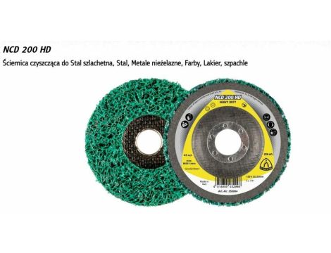 K.ŚCIERNICA CZYSZCZĄCA 125    NCD 200 HD .