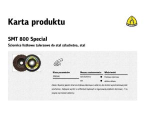 K.ŚCIERNICA LISTK.SMT800 125 SPEC.MEDIUM WŁÓKNINA