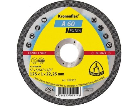 K.TARCZA MET 115mm x 1,0mm 22,2mm  A60 Extra - 2