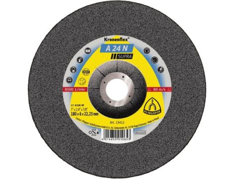 K.TARCZA SZLIF.125mm x 6,0mm x 22,2mmA24N SupraINOX - 2