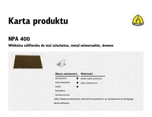 K.WŁÓKNINA BRĄZOWA 152x229mm COARSE