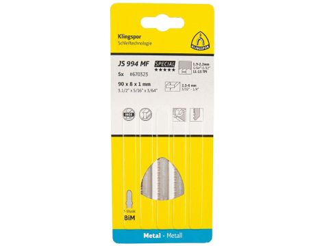 K.BRZESZCZOT DO WYRZYNARKI  90x8x1mm JS 994 MF /5szt.