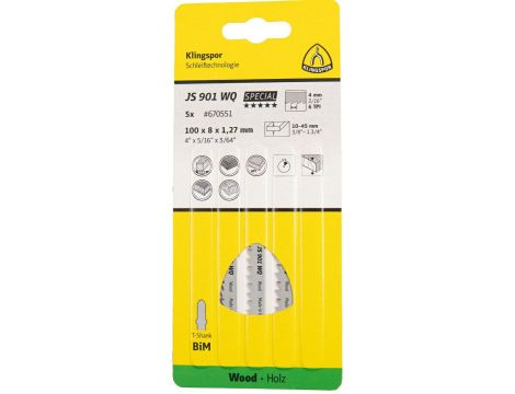 K.BRZESZCZOT DO WYRZYNARKI 100x8x1,27mm JS 901 WQ /5szt. - 2