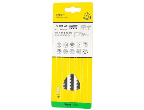 K.BRZESZCZOT DO WYRZYNARKI 115x8x1,45mm JS 901 WF /5szt. - 2