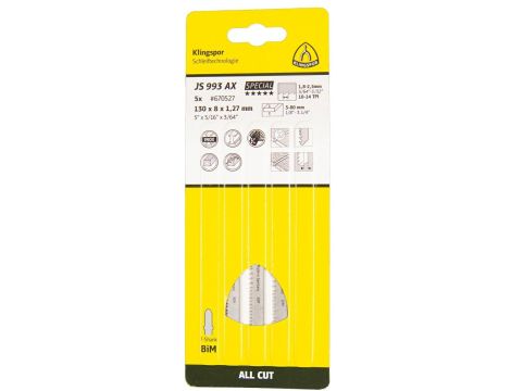 K.BRZESZCZOT DO WYRZYNARKI 132x8x1mm,27 JS 993 AX /5szt.