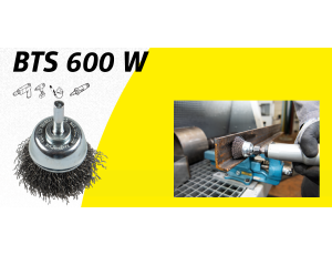 K.SZCZOTKA GARNKOWA  50mm TRZPIEŃ BTS600W DRUT FALISTY