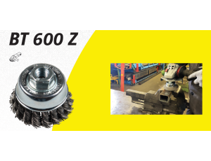 K.SZCZOTKA GARNKOWA 100mm M14 BT600Z DRUT SKRĘCANY