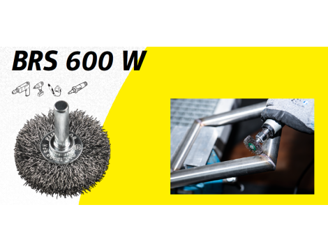 K.SZCZOTKA TARCZOWA  70mm TRZPIEŃ BRS600W DRUT FALISTY NIERDZEWNY