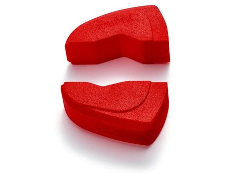 KNIPEX NAKŁADKI PLASTIKOWE DO SZCZYPIEC GŁADKIE 250mm /3kpl.