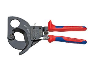 KNIPEX NOŻYCE DO CIĘCIA KABLI I PRZEWODÓ W ZAPADKOWE DO 52mm.