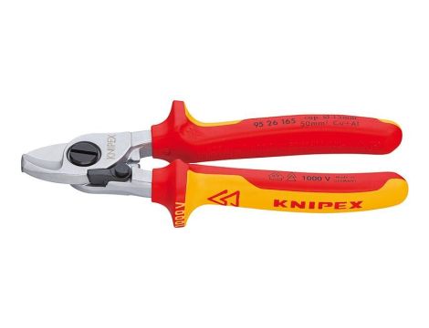 KNIPEX NOŻYCE DO CIĘCIA KABLI I PRZEWODÓW MIEDZIANYCH I ALUM.165mm Fi=15mm / 50mm2.