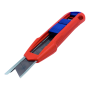 KNIPEX NÓŻ 18mm Z SZYNĄ WZMACNIANĄ CUTIX - 3