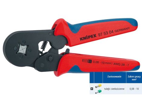 KNIPEX SZCZYPCE DO ZACISKANIA TULEJEK ...