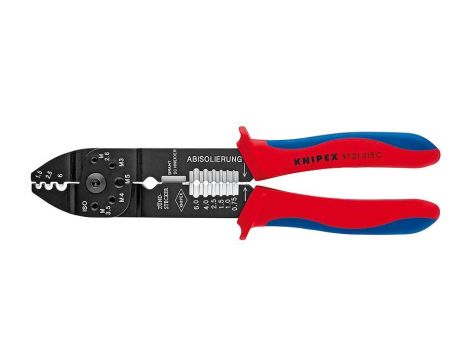 KNIPEX SZCZYPCE DO ZAGNIATANIA 230mm DO KOŃCÓWEK NIEIZOLOWANYCH.