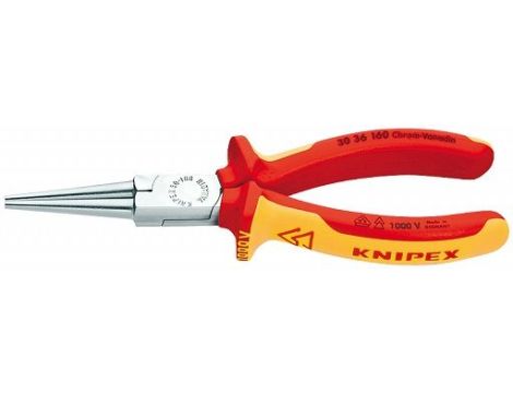 KNIPEX SZCZYPCE PŁASKIE WYDŁUŻONE 160mm 1000V...