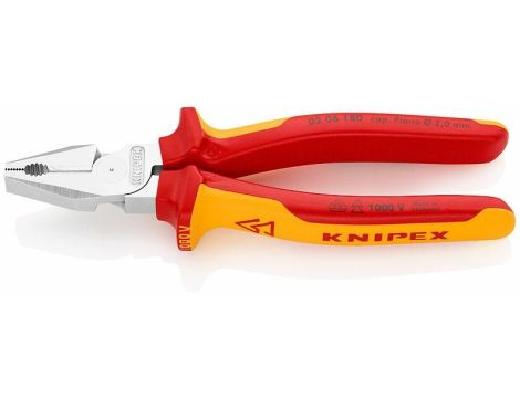 KNIPEX SZCZYPCE UNIWERSALNE 180mm VDE O ZWIĘKSZONYM PRZEŁOŻENIU