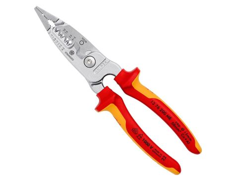 KNIPEX SZCZYPCE WIELOFUNKCYJNE DLA ELEKTRYKÓW DO KABLI METRYCZNYCH 1000V