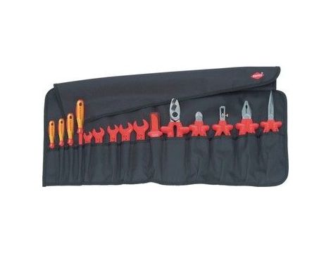KNIPEX ZESTAW NARZĘDZI 15szt.DLA ELEKTRY KA...
