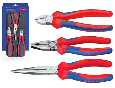 KNIPEX ZESTAW SZCZYPIEC 3szt... DO PRAC SERWISOWYCH