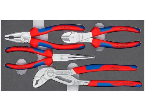 KNIPEX ZESTAW SZCZYPIEC 4el. /PIANKA...