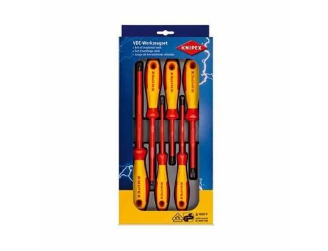 KNIPEX ZESTAW WKRĘTAKÓW IZOLOWANYCH 6szt