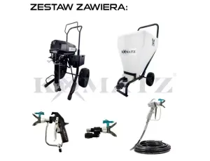 KOMATZ AGREGAT SZPACHLARSKI  RANGER III + KOSZ 90L MALARSKO-SZPACHLARSKI - image 2