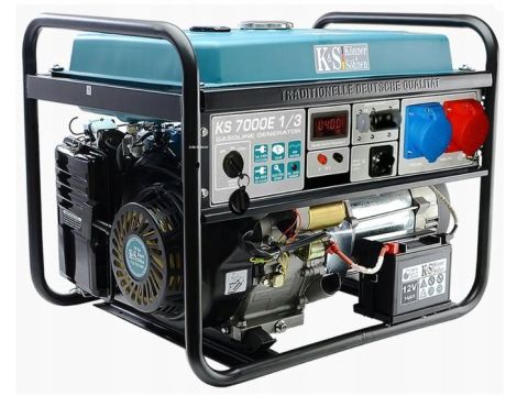 KS GENERATOR BENZYNOWY KS  7000E VTS 1/3 5,0kW 230/400V ROZRUCH ELEKTR. AVR VST