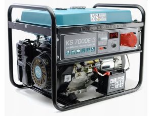 KS GENERATOR BENZYNOWY KS  7000E-3 5,0kW 230/400V, ROZRUCH ELEKTRYCZNY.