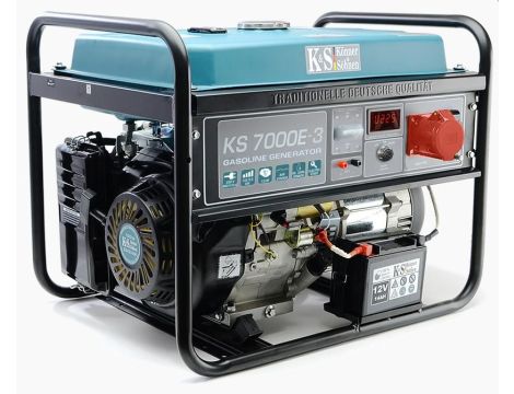 KS GENERATOR BENZYNOWY KS  7000E-3 5,0kW 230/400V, ROZRUCH ELEKTRYCZNY. - 2