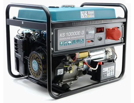 KS GENERATOR BENZYNOWY KS 10000E-3 7,5kW 230/400V, ROZRUCH ELEKTRYCZNY. - 2