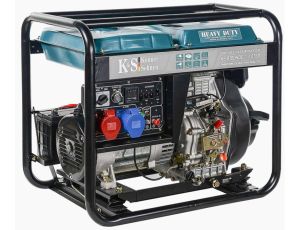 KS GENERATOR DIESEL KS  9100HDE-1/3 ATSR 7,0kW 230/400V, ROZRUCH ELEKTRYCZNY ...