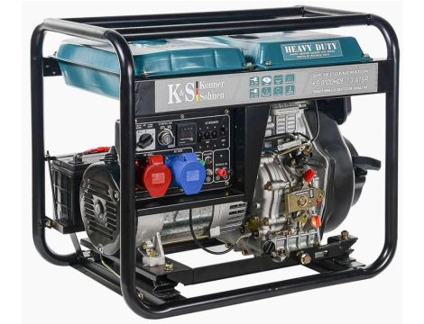 KS GENERATOR DIESEL KS  9100HDE-1/3 ATSR 7,0kW 230/400V, ROZRUCH ELEKTRYCZNY ...