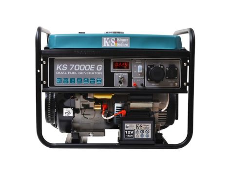 KS GENERATOR HYBRYDOWY KS  7000E G 5,0kW/230V, BENZYNA/LPG, ROZRUCH ELEKTRYCZNY. - 2