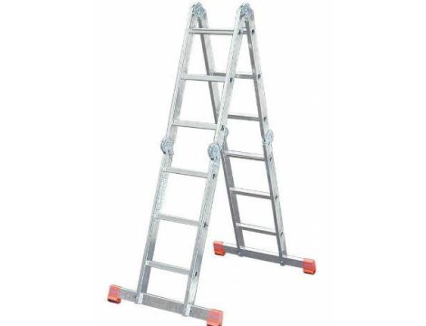 KRAUSE DRABINA PRZEGUBOWA 4x3 MULTIMATIC 4,40m WYS. ROB.