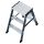 KRAUSE DRABINA TABORET SEPRO 3 STOPNIE ANODOWANA