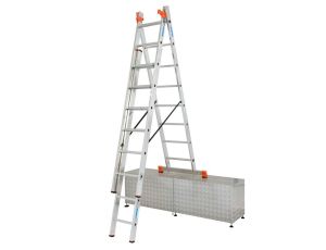 KRAUSE DRABINA TRIBILO 3x 8 SZCZEBLI ADAPTACJA NA SCHODY