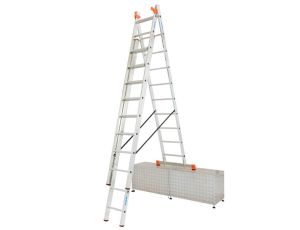 KRAUSE DRABINA TRIBILO 3X10 SZCZEBLI ADAPTACJA NA SCHODY