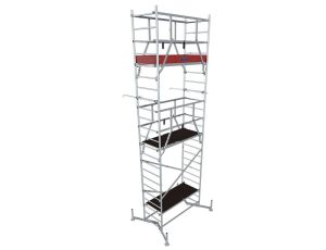 KRAUSE RUSZTOWANIE CLIMTEC KOMPLETNE 7m ALUMINIOWE BAZOWE+ 2 KONDYGNACJE