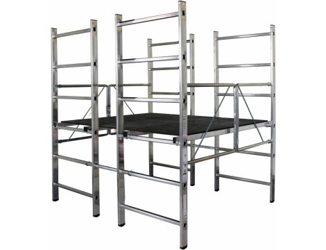 KRAUSE CORDA RUSZTOWANIE SKŁADANE PODWÓJNE wys. rob. 2,8m