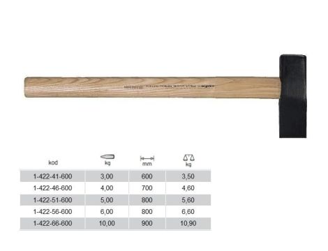 KUŹNIA MŁOTEK ROZŁUPIAK  6kg... - 2