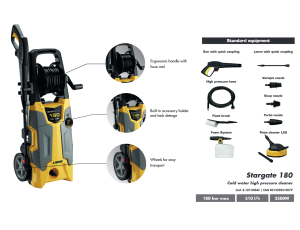 LAVOR MYJKA STARGATE 180/2500W/180BAR + PATIO