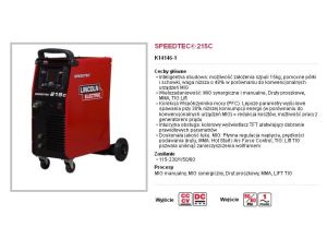 LINCOLN PÓŁAUTO. E SPEEDTEC 215C .