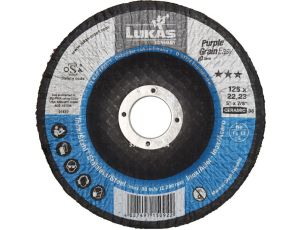 LUKAS ŚCIERNICA TALERZOWA 125mm P80 PURPLE GRAIN